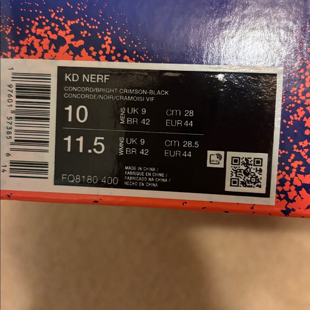‼️BNIB‼️Nike KD Nerf - Picture 7 of 7